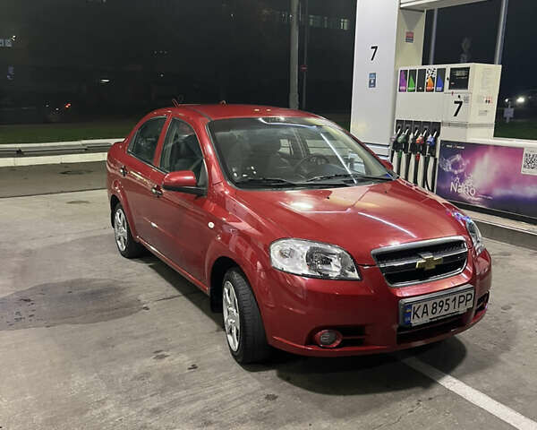 Красный Шевроле Авео, объемом двигателя 1.5 л и пробегом 34 тыс. км за 6300 $, фото 1 на Automoto.ua