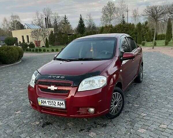 Красный Шевроле Авео, объемом двигателя 1.6 л и пробегом 186 тыс. км за 3600 $, фото 3 на Automoto.ua