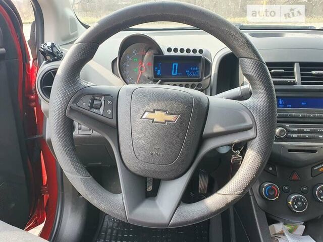 Червоний Шевроле Авео, об'ємом двигуна 1.2 л та пробігом 165 тис. км за 5350 $, фото 18 на Automoto.ua