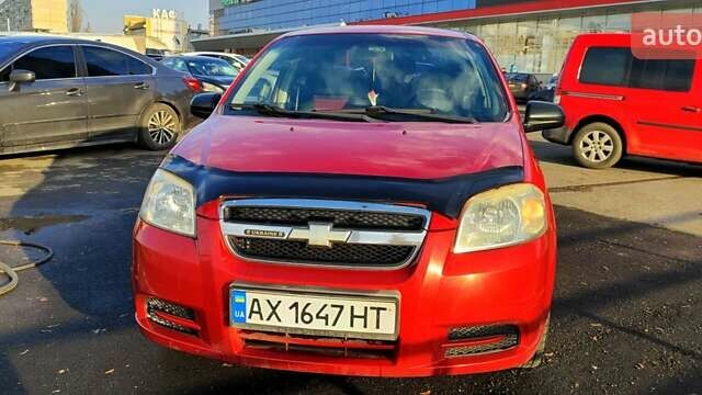 Красный Шевроле Авео, объемом двигателя 1.4 л и пробегом 202 тыс. км за 3600 $, фото 8 на Automoto.ua