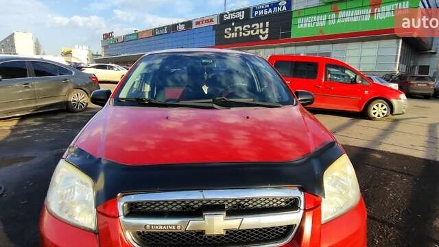 Красный Шевроле Авео, объемом двигателя 1.4 л и пробегом 202 тыс. км за 3600 $, фото 9 на Automoto.ua