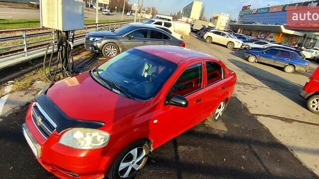 Красный Шевроле Авео, объемом двигателя 1.4 л и пробегом 202 тыс. км за 3600 $, фото 10 на Automoto.ua