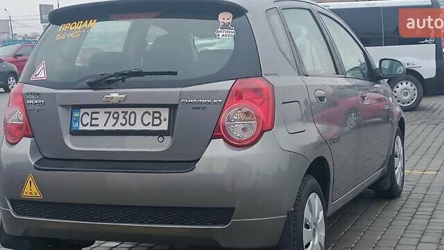 Серый Шевроле Авео, объемом двигателя 1.2 л и пробегом 200 тыс. км за 3500 $, фото 5 на Automoto.ua