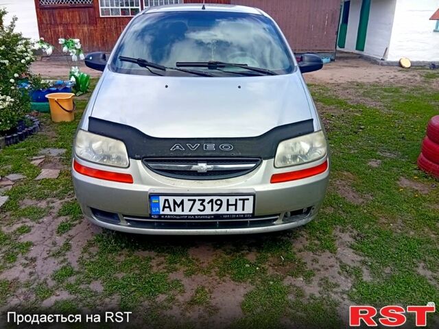Серый Шевроле Авео, объемом двигателя 1.5 л и пробегом 213 тыс. км за 2550 $, фото 2 на Automoto.ua