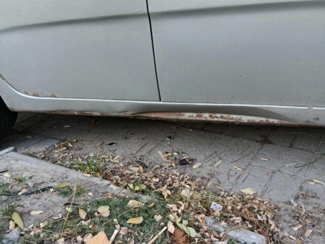 Серый Шевроле Авео, объемом двигателя 1.5 л и пробегом 135 тыс. км за 2850 $, фото 5 на Automoto.ua