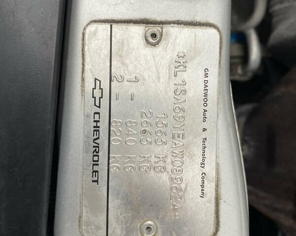 Сірий Шевроле Авео, об'ємом двигуна 1.5 л та пробігом 175 тис. км за 4950 $, фото 13 на Automoto.ua