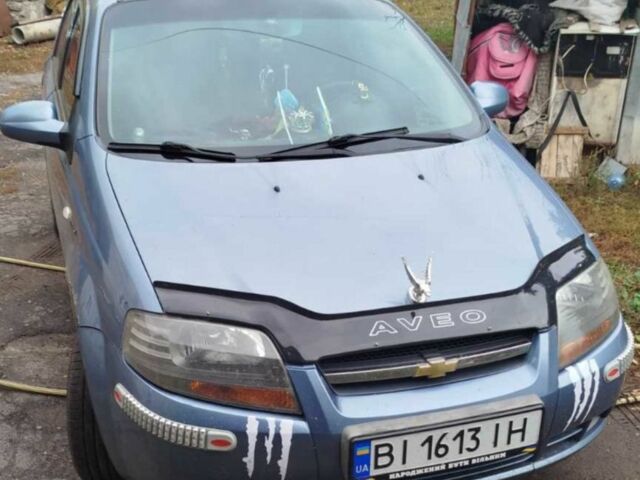 Синий Шевроле Авео, объемом двигателя 1.5 л и пробегом 169 тыс. км за 2350 $, фото 3 на Automoto.ua
