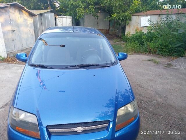 Синий Шевроле Авео, объемом двигателя 1.5 л и пробегом 177 тыс. км за 5200 $, фото 1 на Automoto.ua