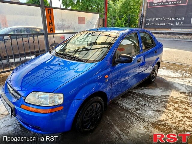 Синий Шевроле Авео, объемом двигателя 1.4 л и пробегом 270 тыс. км за 1500 $, фото 1 на Automoto.ua