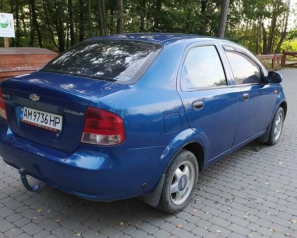 Синий Шевроле Авео, объемом двигателя 1.5 л и пробегом 225 тыс. км за 2750 $, фото 2 на Automoto.ua
