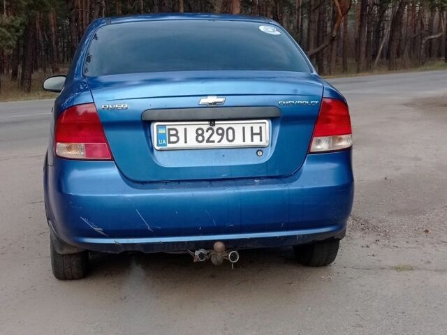 Синий Шевроле Авео, объемом двигателя 1.5 л и пробегом 300 тыс. км за 2500 $, фото 2 на Automoto.ua