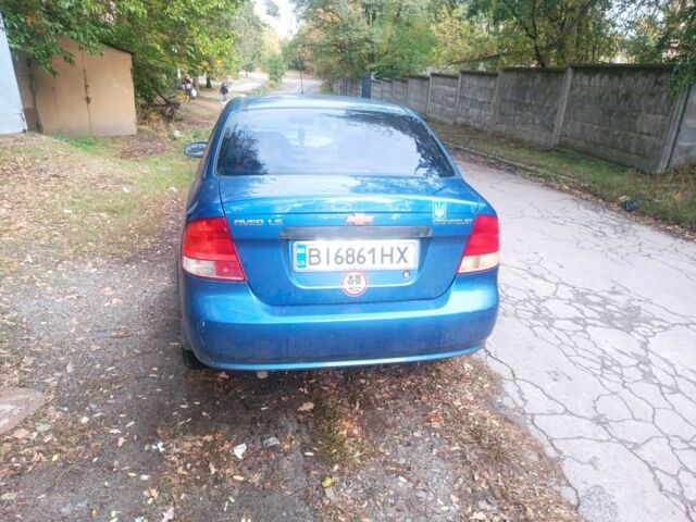 Синий Шевроле Авео, объемом двигателя 1.5 л и пробегом 262 тыс. км за 3100 $, фото 2 на Automoto.ua