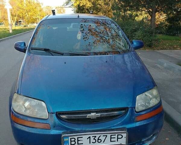 Синий Шевроле Авео, объемом двигателя 1.5 л и пробегом 300 тыс. км за 950 $, фото 4 на Automoto.ua