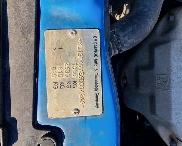 Синий Шевроле Авео, объемом двигателя 1.5 л и пробегом 218 тыс. км за 3800 $, фото 11 на Automoto.ua