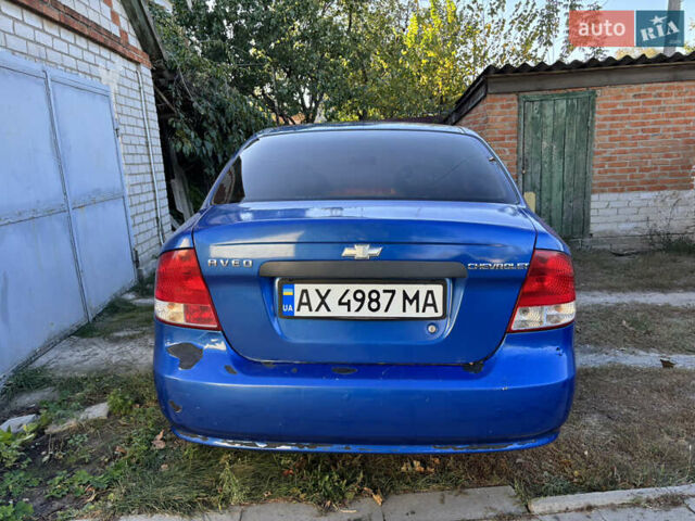Синий Шевроле Авео, объемом двигателя 1.5 л и пробегом 259 тыс. км за 3300 $, фото 2 на Automoto.ua