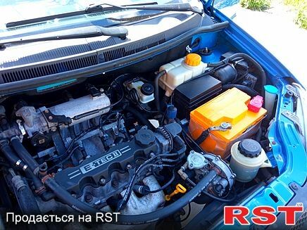 Синий Шевроле Авео, объемом двигателя 1.5 л и пробегом 215 тыс. км за 4000 $, фото 3 на Automoto.ua