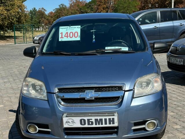 Синий Шевроле Авео, объемом двигателя 1.5 л и пробегом 258 тыс. км за 4500 $, фото 1 на Automoto.ua