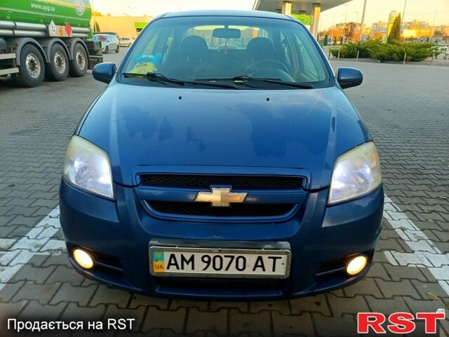 Шевроле Авео 2008 в Житомире на Automoto.ua Синий Шевроле Авео, объемом двигателя 1.6 л и пробегом 187 тыс. км за 3550 $, фото 2 на Automoto.ua