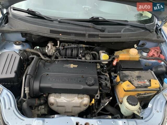 Синий Шевроле Авео, объемом двигателя 1.6 л и пробегом 150 тыс. км за 3700 $, фото 21 на Automoto.ua