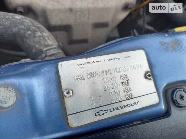 Синий Шевроле Авео, объемом двигателя 1.5 л и пробегом 205 тыс. км за 5000 $, фото 29 на Automoto.ua
