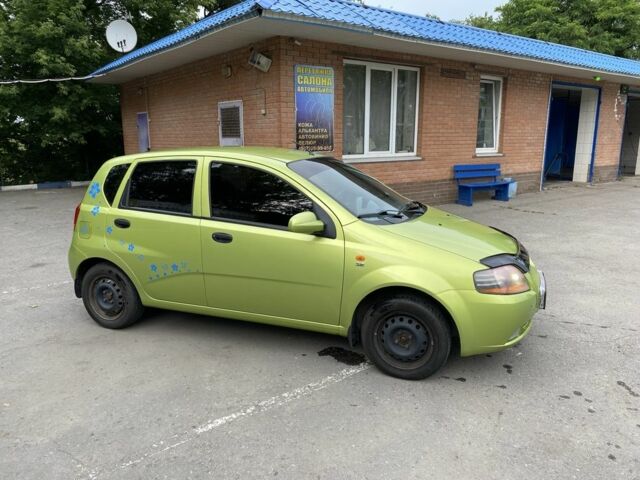 Зеленый Шевроле Авео, объемом двигателя 1.4 л и пробегом 110 тыс. км за 3300 $, фото 2 на Automoto.ua