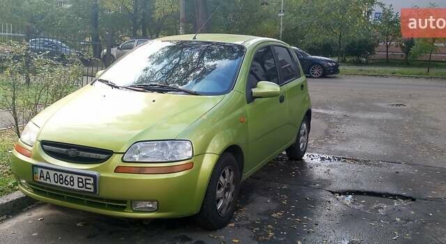 Зеленый Шевроле Авео, объемом двигателя 1.4 л и пробегом 123 тыс. км за 2830 $, фото 2 на Automoto.ua