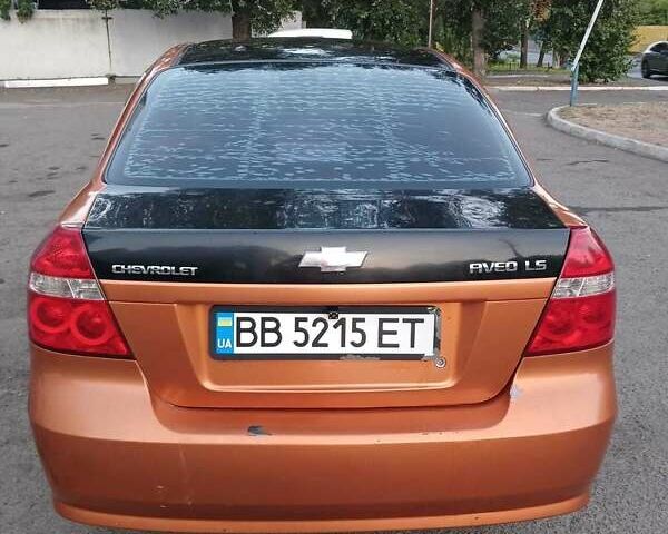 Помаранчевий Шевроле Авео, об'ємом двигуна 1.5 л та пробігом 265 тис. км за 3200 $, фото 3 на Automoto.ua