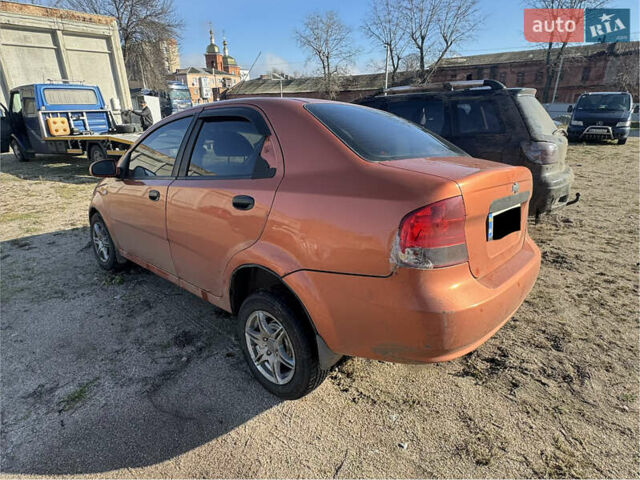 Оранжевый Шевроле Авео, объемом двигателя 0 л и пробегом 179 тыс. км за 950 $, фото 2 на Automoto.ua