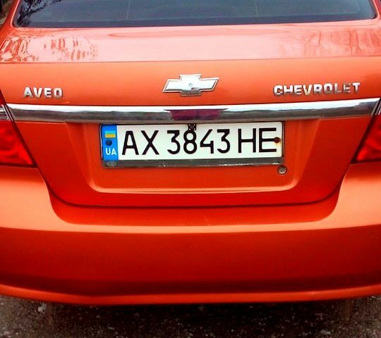 Оранжевый Шевроле Авео, объемом двигателя 1.6 л и пробегом 110 тыс. км за 3600 $, фото 1 на Automoto.ua