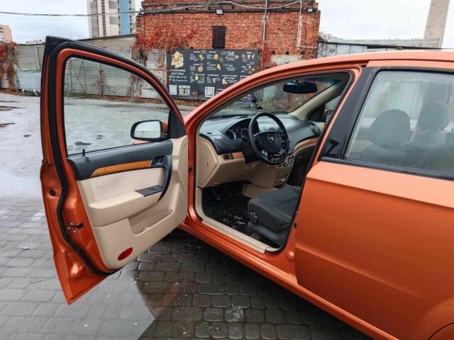 Оранжевый Шевроле Авео, объемом двигателя 1.6 л и пробегом 117 тыс. км за 4290 $, фото 10 на Automoto.ua