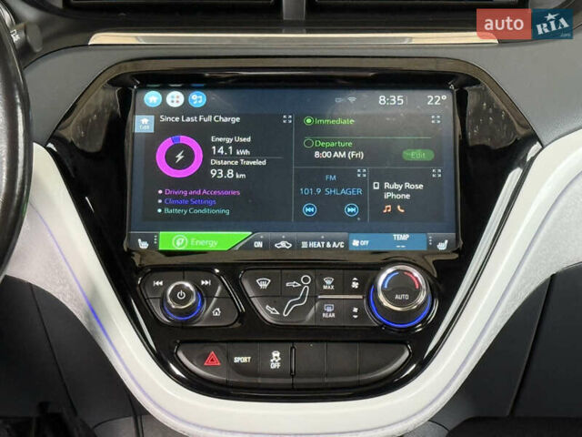 Белый Шевроле Bolt EV, объемом двигателя 0 л и пробегом 64 тыс. км за 15450 $, фото 25 на Automoto.ua