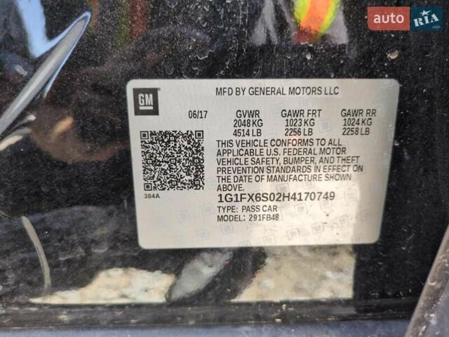 Черный Шевроле Bolt EV, объемом двигателя 0 л и пробегом 140 тыс. км за 13999 $, фото 12 на Automoto.ua