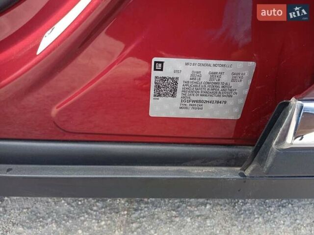 Красный Шевроле Bolt EV, объемом двигателя 0 л и пробегом 68 тыс. км за 15250 $, фото 28 на Automoto.ua