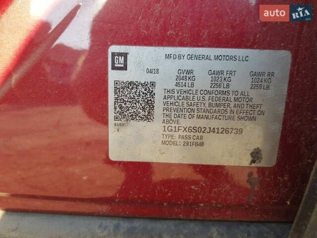 Червоний Шевроле Bolt EV, об'ємом двигуна 0 л та пробігом 68 тис. км за 9999 $, фото 11 на Automoto.ua