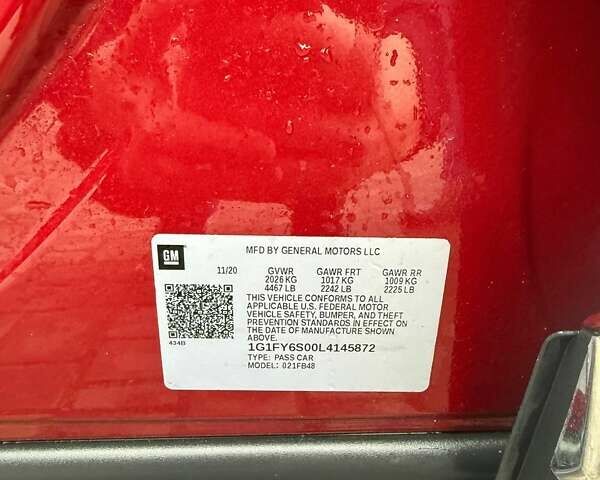 Красный Шевроле Bolt EV, объемом двигателя 0 л и пробегом 70 тыс. км за 16800 $, фото 5 на Automoto.ua