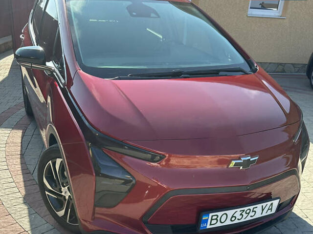 Шевроле Bolt EV 2022 в Тернополе на Automoto.ua Красный Шевроле Bolt EV, объемом двигателя 0 л и пробегом 59 тыс. км за 15500 $, фото 1 на Automoto.ua
