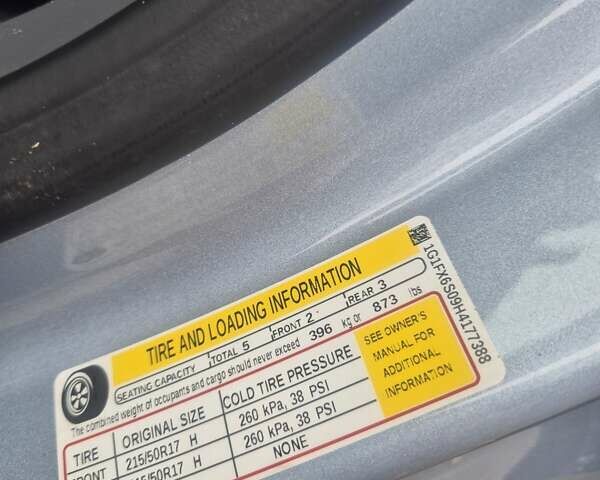 Серый Шевроле Bolt EV, объемом двигателя 0 л и пробегом 179 тыс. км за 15500 $, фото 4 на Automoto.ua