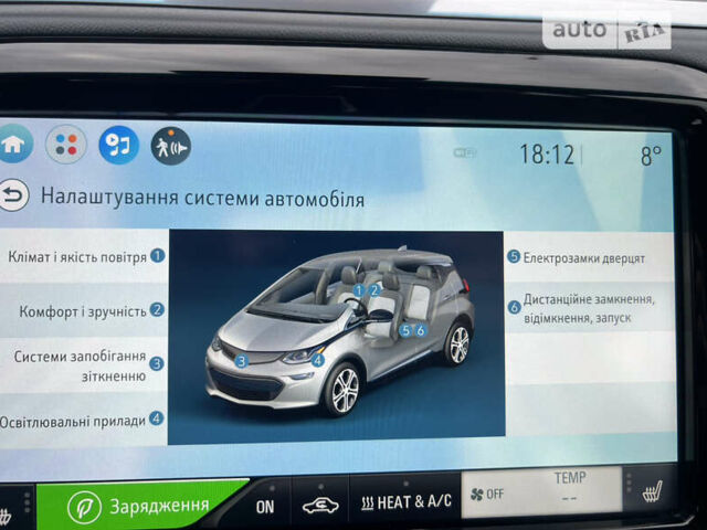 Сірий Шевроле Bolt EV, об'ємом двигуна 0 л та пробігом 114 тис. км за 20499 $, фото 41 на Automoto.ua