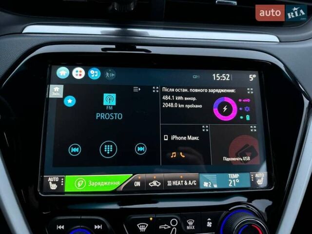 Серый Шевроле Bolt EV, объемом двигателя 0 л и пробегом 144 тыс. км за 14990 $, фото 18 на Automoto.ua