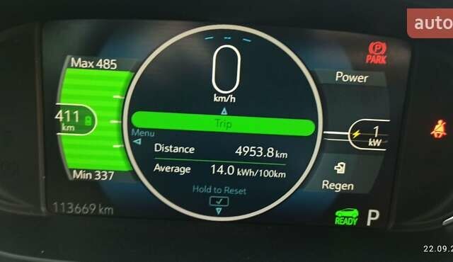 Серый Шевроле Bolt EV, объемом двигателя 0 л и пробегом 114 тыс. км за 14500 $, фото 12 на Automoto.ua
