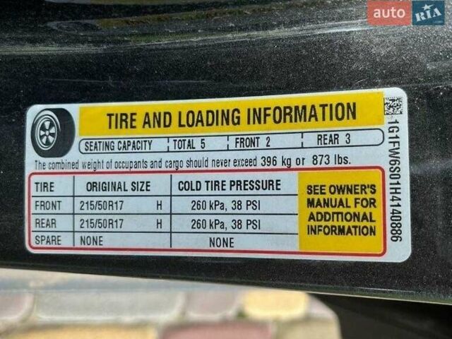 Серый Шевроле Bolt EV, объемом двигателя 0 л и пробегом 138 тыс. км за 14500 $, фото 4 на Automoto.ua