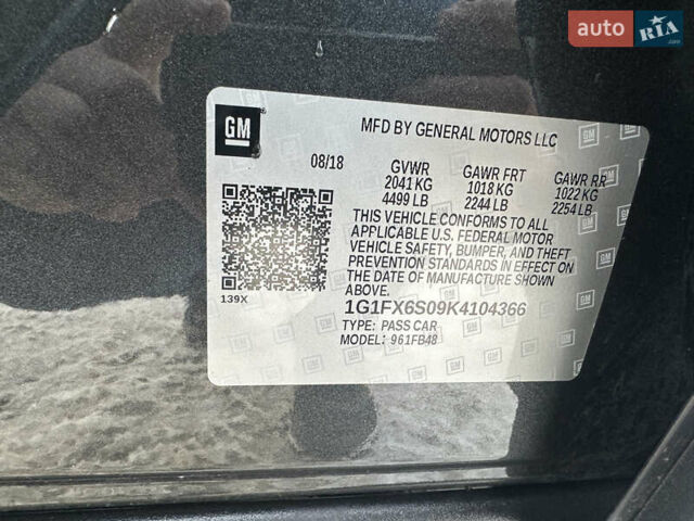 Серый Шевроле Bolt EV, объемом двигателя 0 л и пробегом 70 тыс. км за 15200 $, фото 22 на Automoto.ua