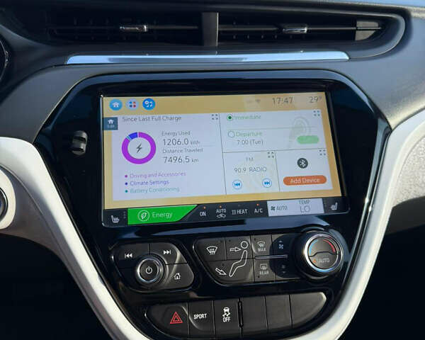 Серый Шевроле Bolt EV, объемом двигателя 0 л и пробегом 58 тыс. км за 14500 $, фото 27 на Automoto.ua