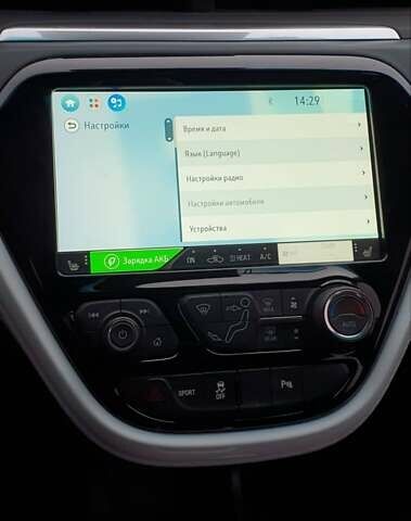 Серый Шевроле Bolt EV, объемом двигателя 0 л и пробегом 62 тыс. км за 15990 $, фото 13 на Automoto.ua