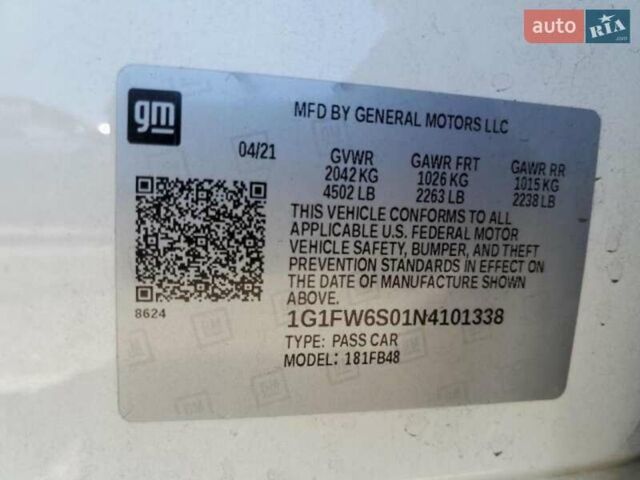 Серый Шевроле Bolt EV, объемом двигателя 0 л и пробегом 77 тыс. км за 9300 $, фото 7 на Automoto.ua