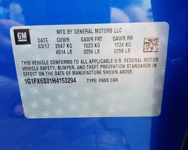 Синий Шевроле Bolt EV, объемом двигателя 0 л и пробегом 133 тыс. км за 15900 $, фото 37 на Automoto.ua