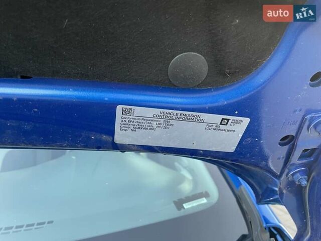 Синий Шевроле Bolt EV, объемом двигателя 0 л и пробегом 62 тыс. км за 15999 $, фото 15 на Automoto.ua