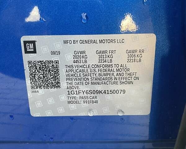 Синий Шевроле Bolt EV, объемом двигателя 0 л и пробегом 62 тыс. км за 15999 $, фото 35 на Automoto.ua