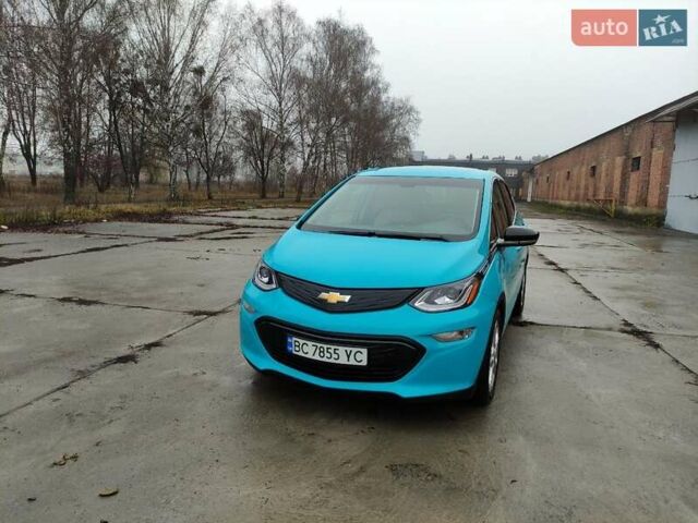 Синий Шевроле Bolt EV, объемом двигателя 0 л и пробегом 49 тыс. км за 16550 $, фото 1 на Automoto.ua