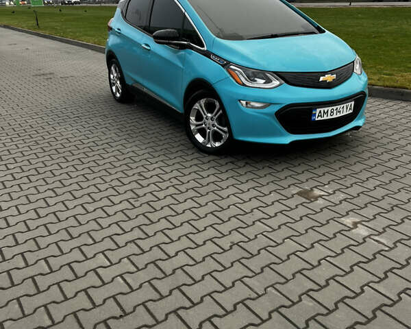 Синий Шевроле Bolt EV, объемом двигателя 0 л и пробегом 316 тыс. км за 13999 $, фото 1 на Automoto.ua